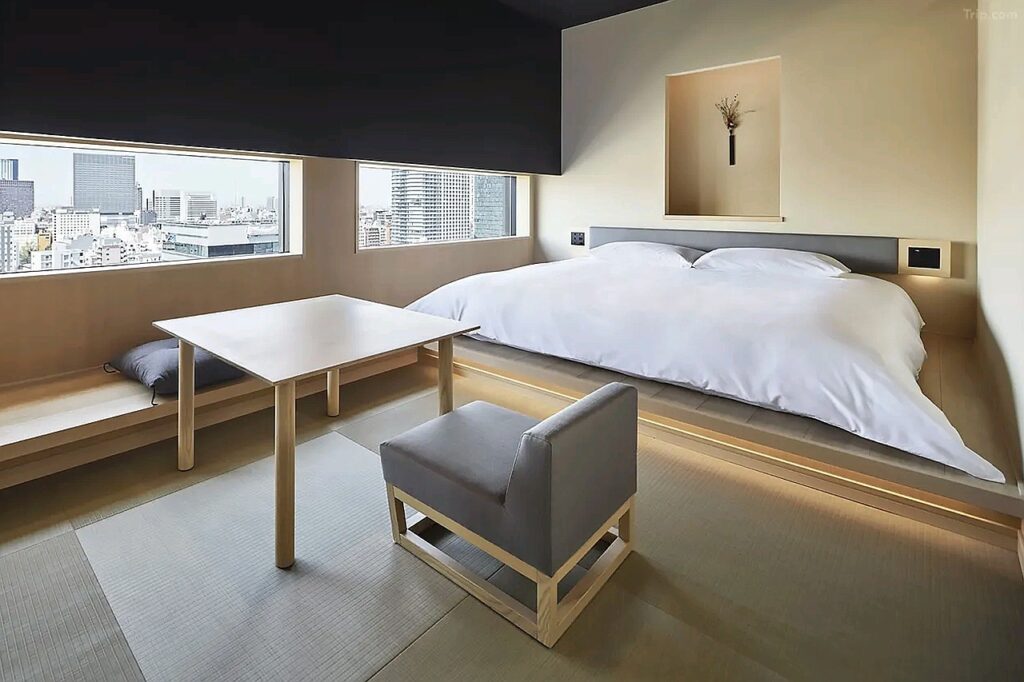 온센 료칸 유엔 신주쿠 - 도쿄 호텔 온센 료칸 유엔 신주쿠 호텔 침실 인테리어 | ONSEN RYOKAN YUEN SHINJUKU Hotel Bedroom Interior