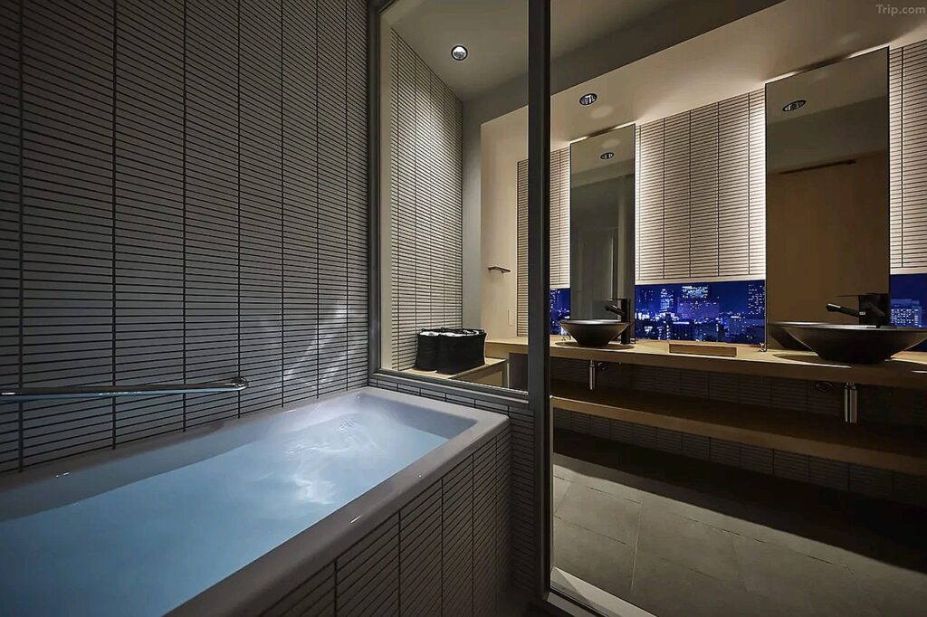 온센 료칸 유엔 신주쿠 - 도쿄 호텔 온센 료칸 유엔 신주쿠 호텔 샤워룸 | ONSEN RYOKAN YUEN SHINJUKU Hotel Shower Room