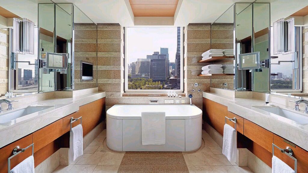 페닌슐라 도쿄 욕실 | The Peninsula Tokyo Bathroom