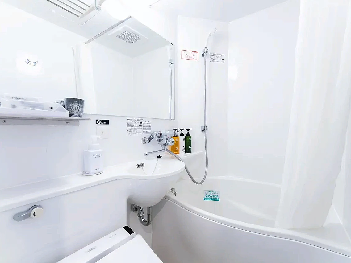 APA 호텔 칸다 에키마에 - 도쿄 호텔 APA 호텔 칸다 에키마에 호텔 바스룸 | APA HOTEL KANDA-EKIMAE Hotel Hotel Bathroom