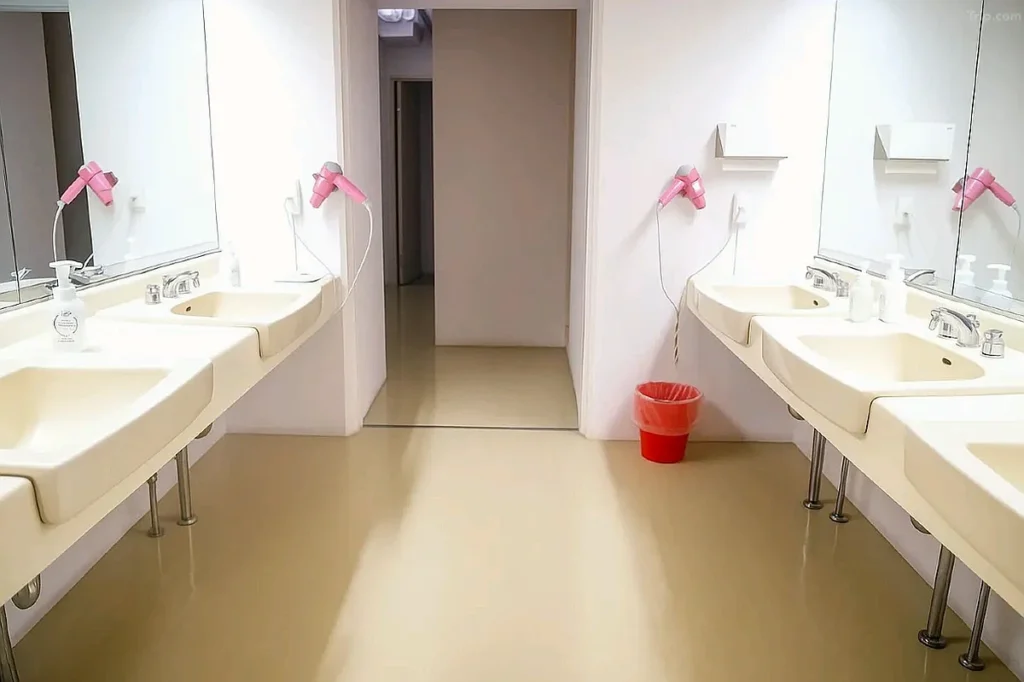도쿄 사쿠라 호텔 닛포리 샤워룸 | Sakura Hotel Nippori Shower Room