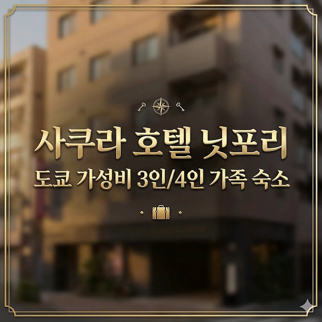 사쿠라 호텔 닛포리 외관 전경 | Sakura Hotel Nippori Hotel Exterior