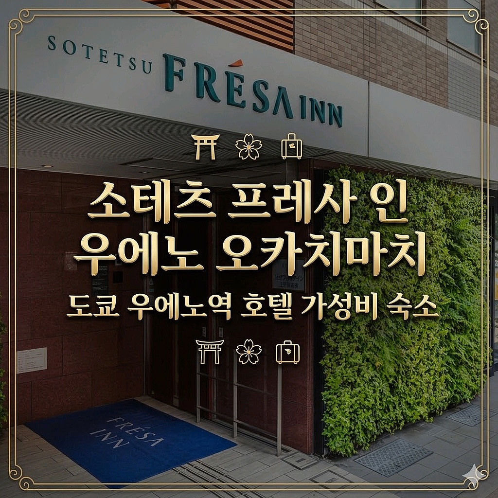 소테츠 프레사 인 우에노 오카치마치 도쿄 호텔 추천 | Sotetsu Fresa Inn Ueno Okachimachi Tokyo Hotel