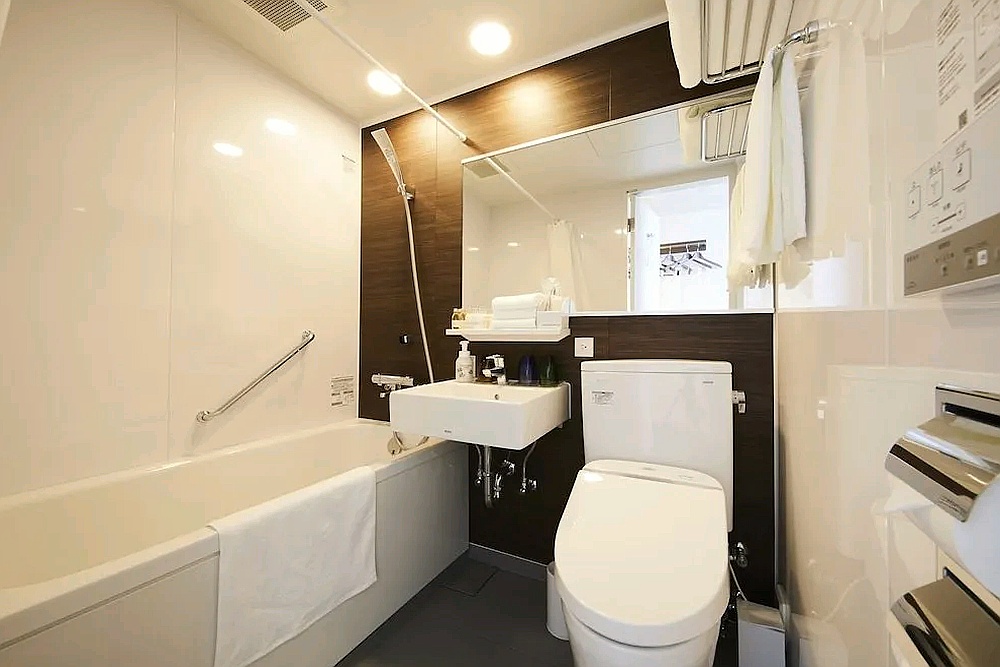 호텔 인터게이트 도쿄 교바시 욕실 | Hotel Intergate Tokyo Kyobashi Bathroom