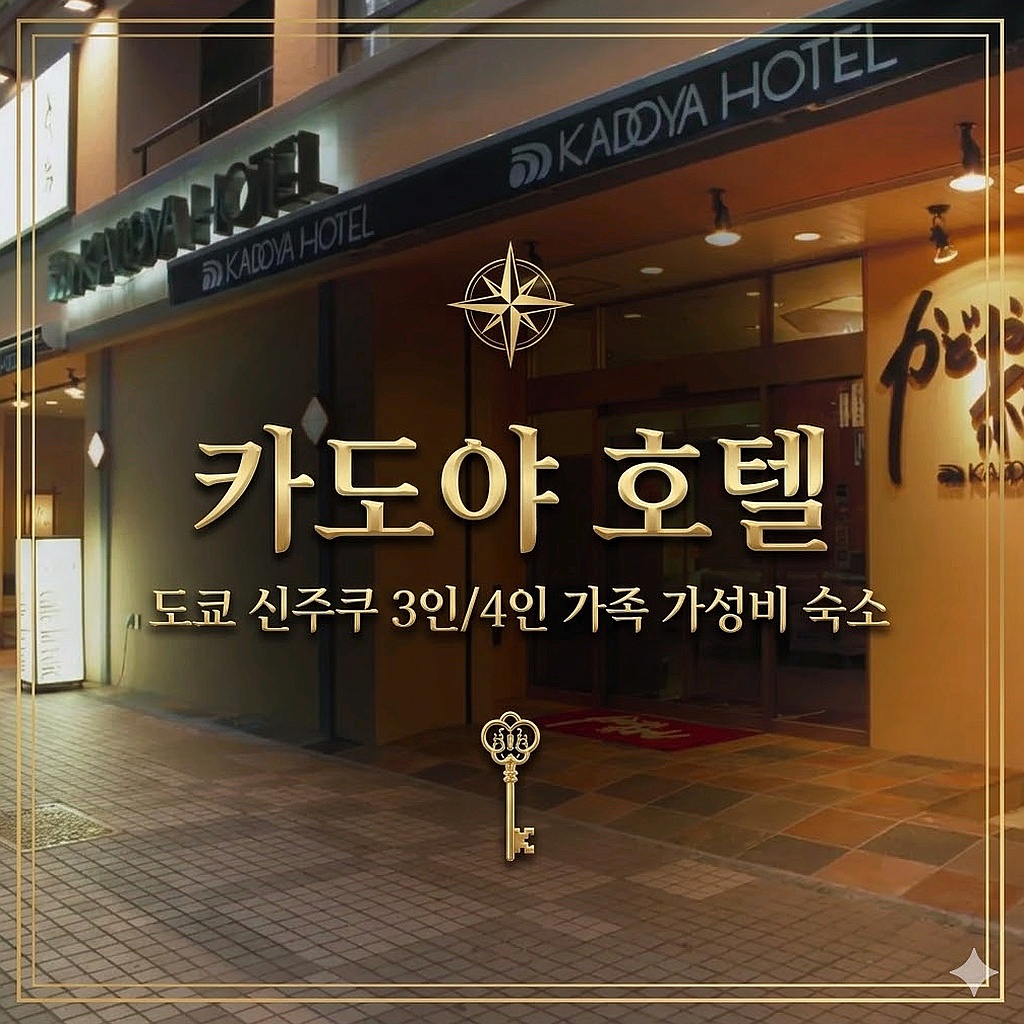 카도야 호텔 도쿄 숙소 추천 | Kadoya Hotel Best Tokyo Hotel