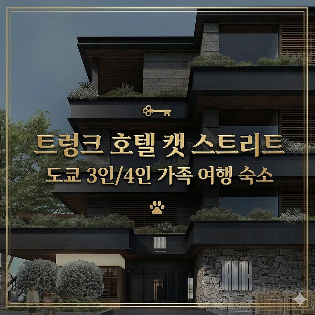 도쿄 트렁크 호텔 캣 스트리트 숙소 | TRUNK(HOTEL) Accommodation Tokyo